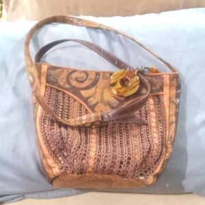 NWOT Shariff leather crossbody bag